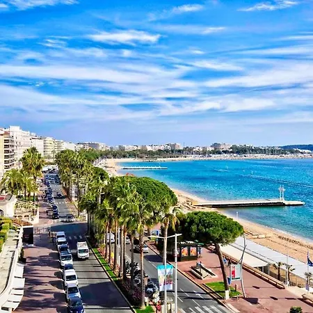 아파트 Riviera Sky Croisette Clim Wifi 칸느